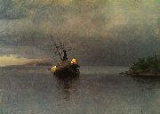 Albert Bierstadt Wreck of the Ancon in Loring Bay, Alaska oil painting picture wholesale